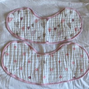 Aden+Anais Set of 2 Burp Cloths/Bibs- Gently Used